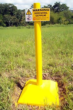yellow-marker-post